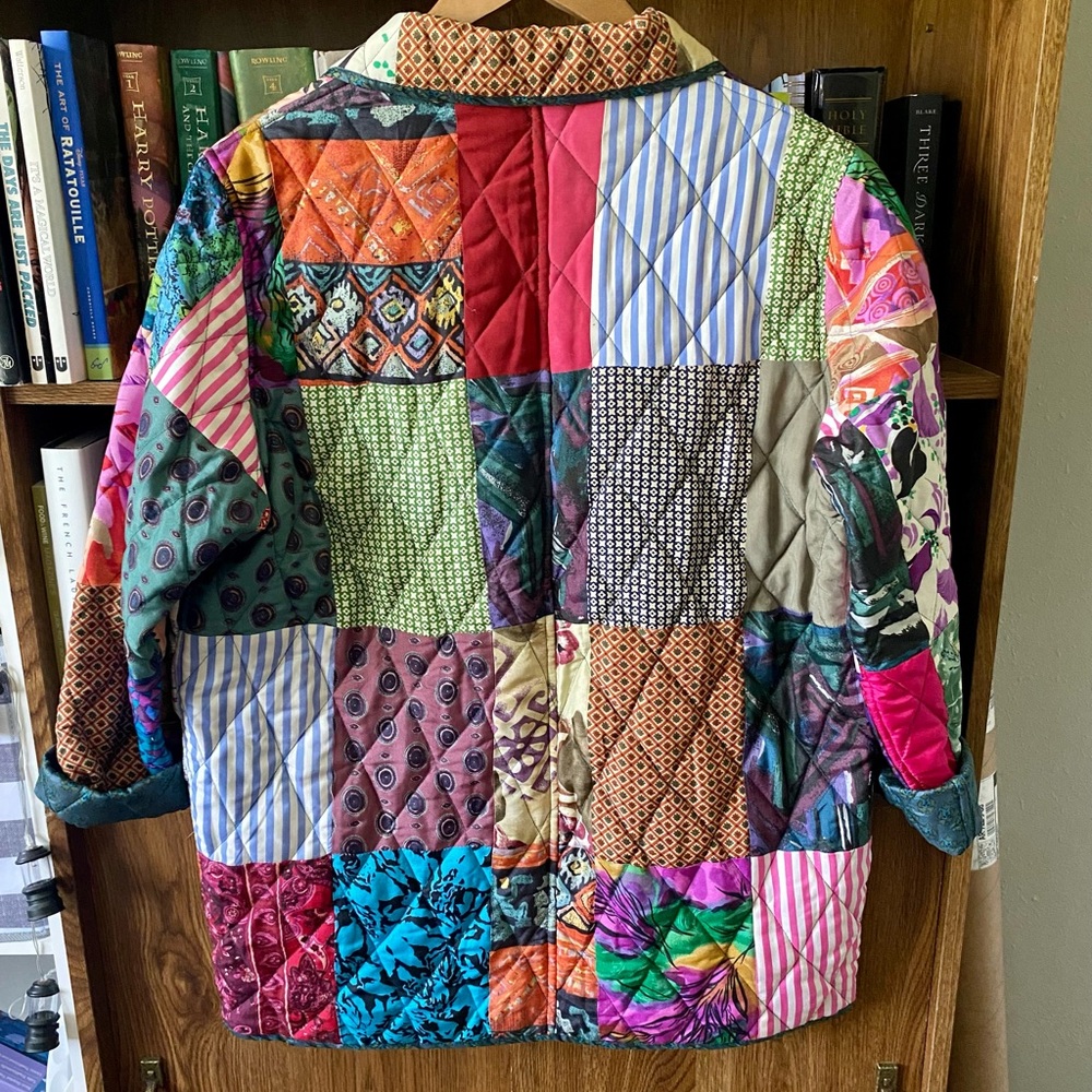Patchwork Quilted Lightweight Jacket - image 6